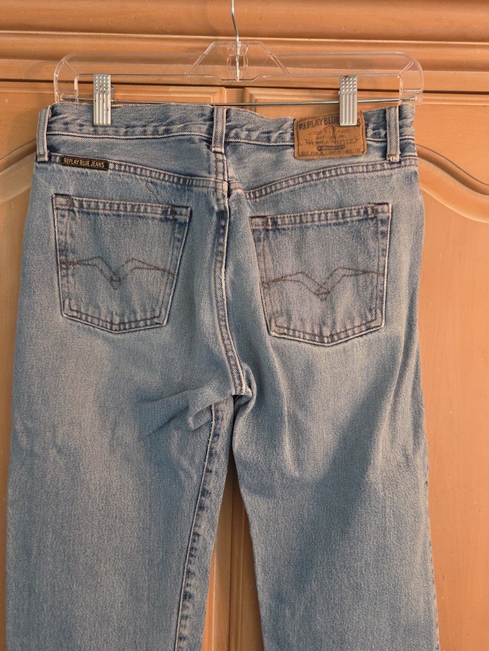 Replay Women’s High-Rise Jeans in Light Blue Denim